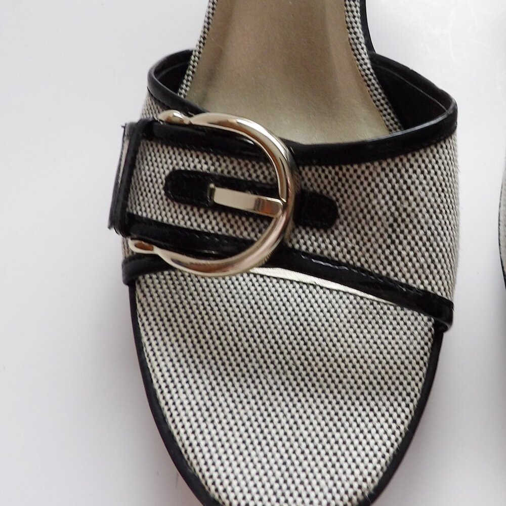 Joan & David Circa Comfort CJTARAH Wedge Heel Dressy Sandal with Buckle 10M EUC - Picture 8 of 9